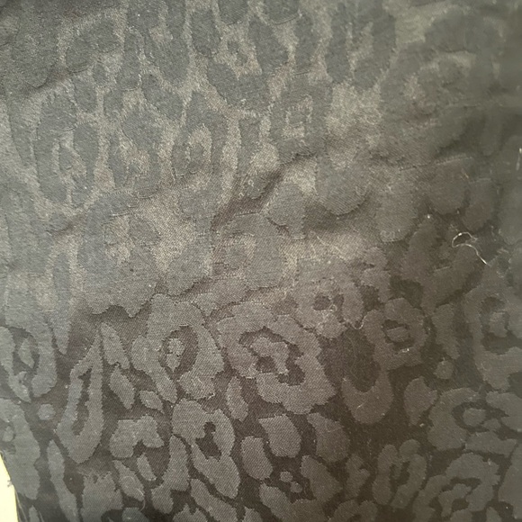 Ann Taylor Jeans Women Size 6 Tall Black Cheetah Modern Fit Slim Leg NWT - Picture 12 of 13